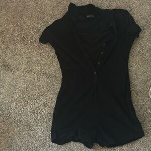 white fox jumpsuit unitard